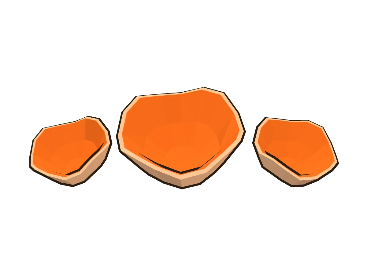 Orange peel fungus (Aleuria aurantia)